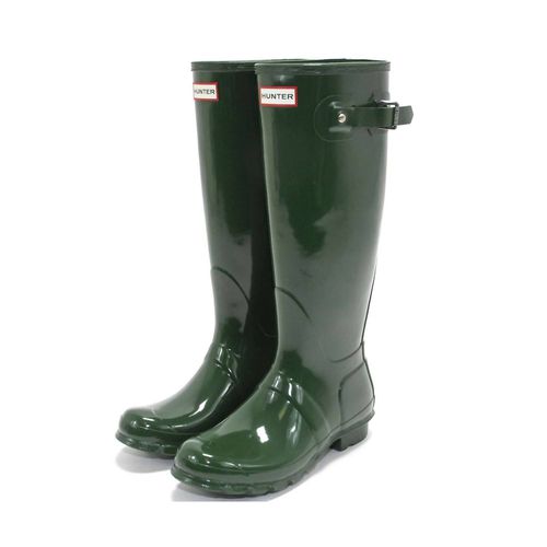 Women's Original Tall Gloss Rain Boot In Green