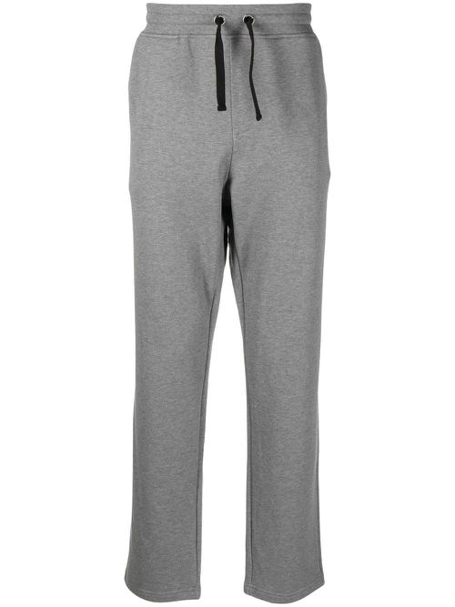 Logo-patch jogging trousers - Grey