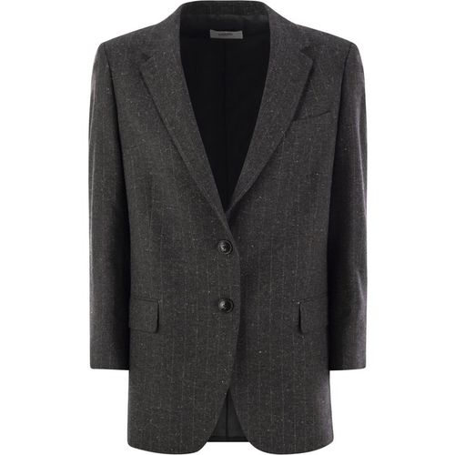 Saulina Antonia Single Breasted Jacket In Wool Blend