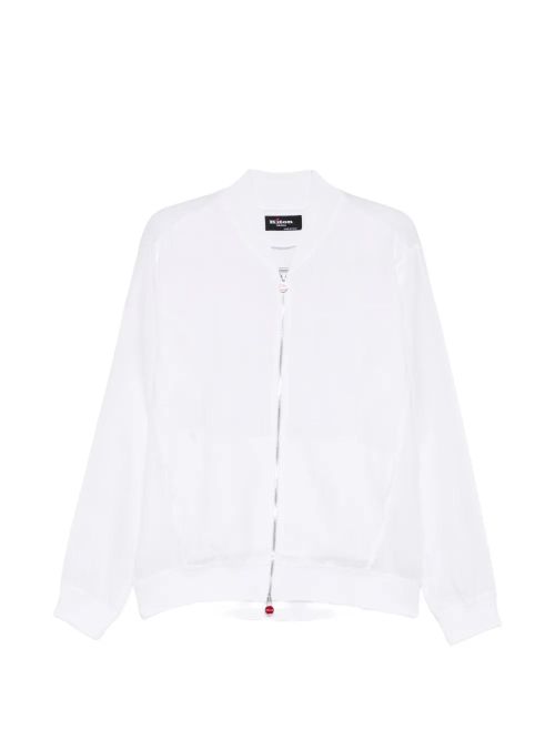 Linen Bomber Jacket — White