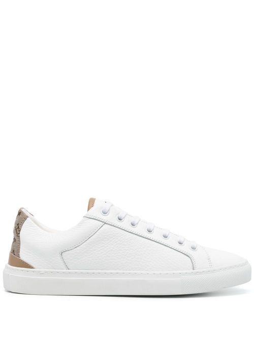Leather trainers - White