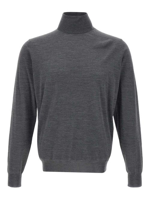 High-neck sweater - Grey