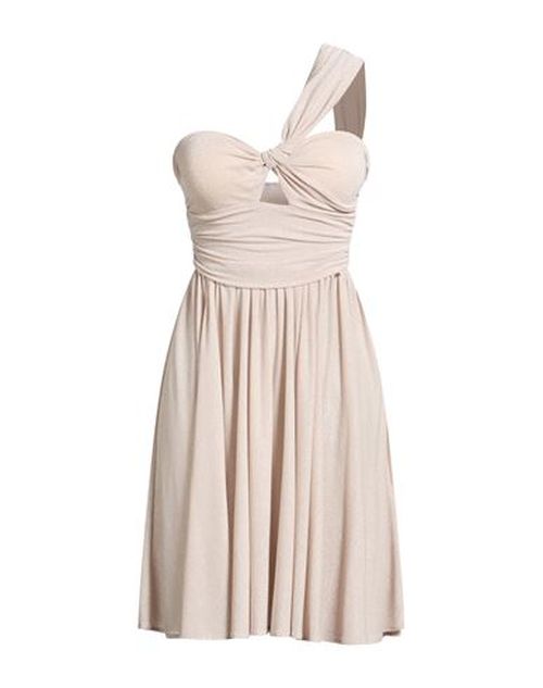 Woman Mini dress Light pink Size S Viscose, Polyamide, Metallic fiber, Elastane