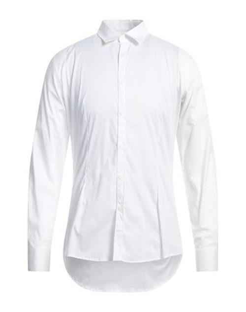 Man Shirt White Size 17 ½ Cotton, Elastane