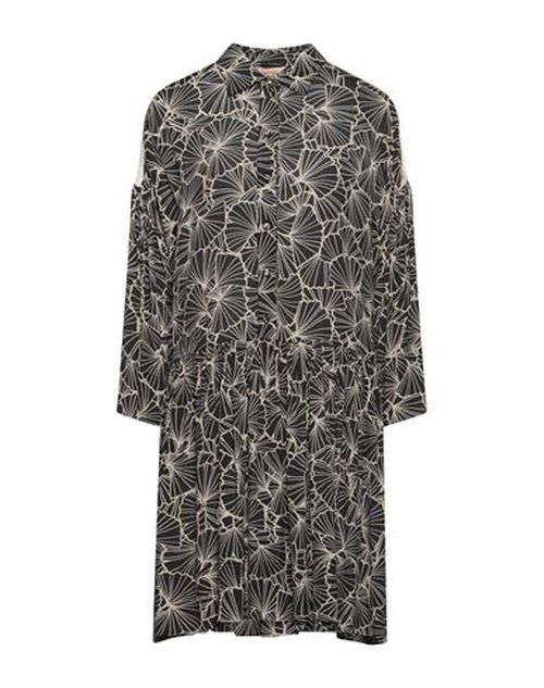 Woman Short dress Steel grey