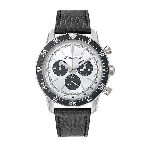 1968 Chronograph Automatic Silver Dial Mens Watch TYPE1968SN