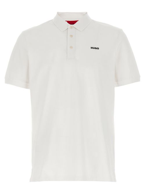 White Donos222 Polo Shirt