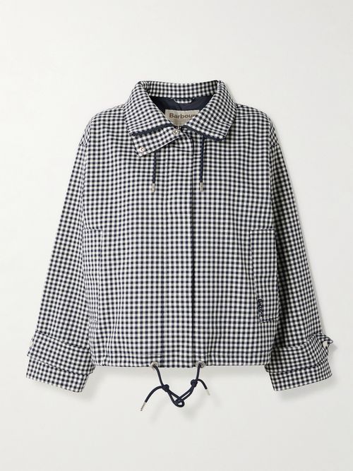 Bronwyn Gingham Twill Jacket - Blue