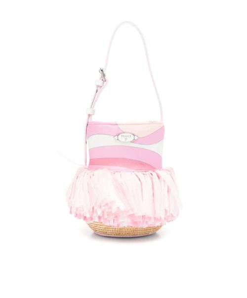Silk bucket bag