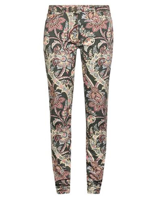 Woman Jeans Green Size 28 Cotton, Elastane