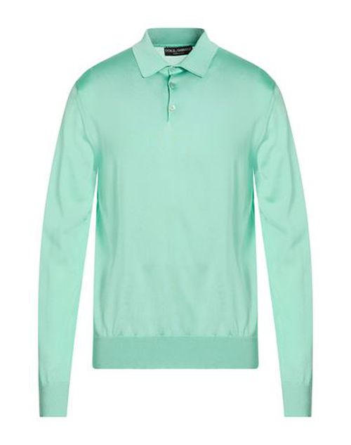 Man Sweater Light green Size 34 Viscose
