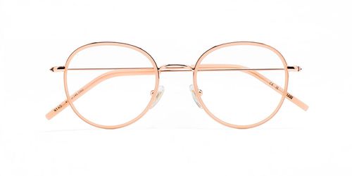 Kaleos Nyad C2 Men's Eyeglasses Gold Size 49 - Blue Light Block Available