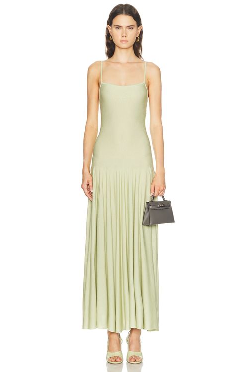 Amiya Eden Dress in Sage - Mint. L also in