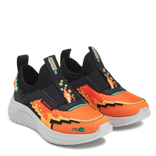 Kids' Ultra Flex Megacraft Sneaker Little/Big Kid Shoes (Orange/Black)