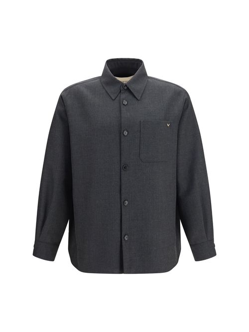Wool Blend Jacket — Gray