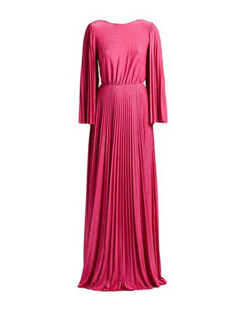 Elisabetta Franchi Red Carpet Woman Maxi dress Fuchsia Size 4 Viscose, Polyester, Polyamide, Elastane