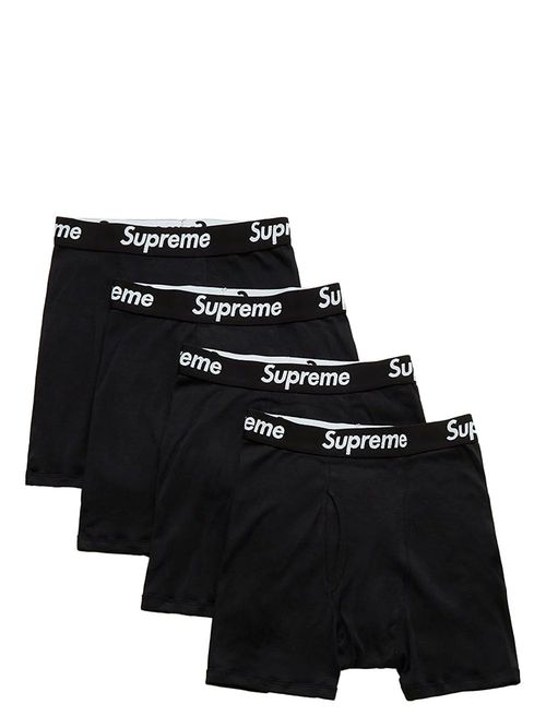 X Hanes Tagless boxer briefs (set of four) - Black