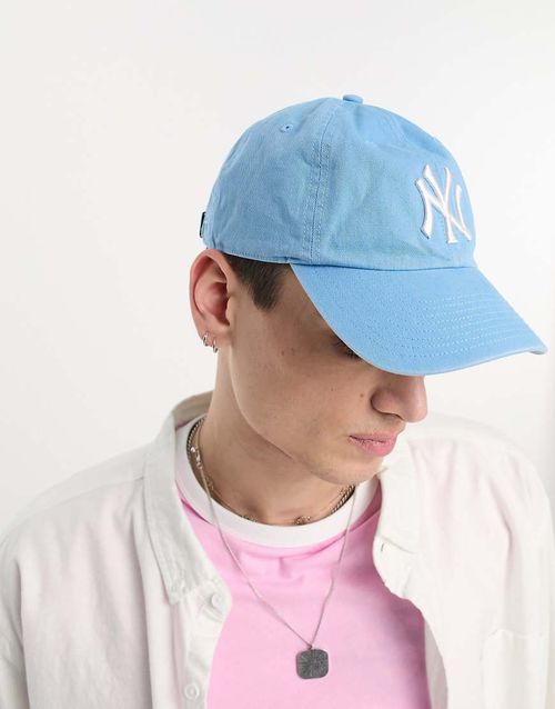 MLB NY Yankees baseball cap in light blue