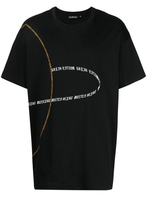 Logo-print cotton T-shirt - Black