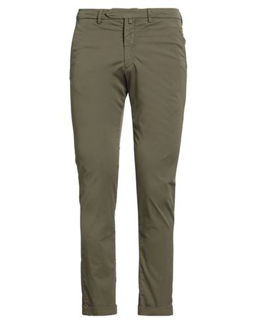 Man Pants Military green Size 32 Cotton, Polyester, Elastane