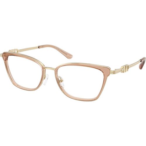 Michael Kors Mujer Michael Kors MK3102 MYRTLE BEACH 4051 Monturas ópticas Metal Marrón Transparente Cuadrada Norma