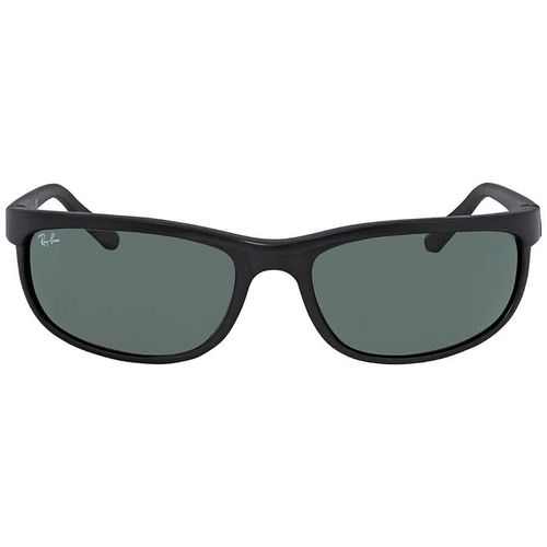 Predator 2 Green Classic G-15 Rectangular Mens Sunglasses RB2027 W1847