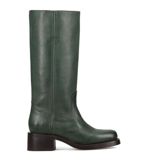 Frye Campus 14L Wide Calf Iconic Tall Boots for Women Crafted from Signature Montana Leather with Goodyear Welt Construction and Stacked Leather Heel – 13” Shaft Height