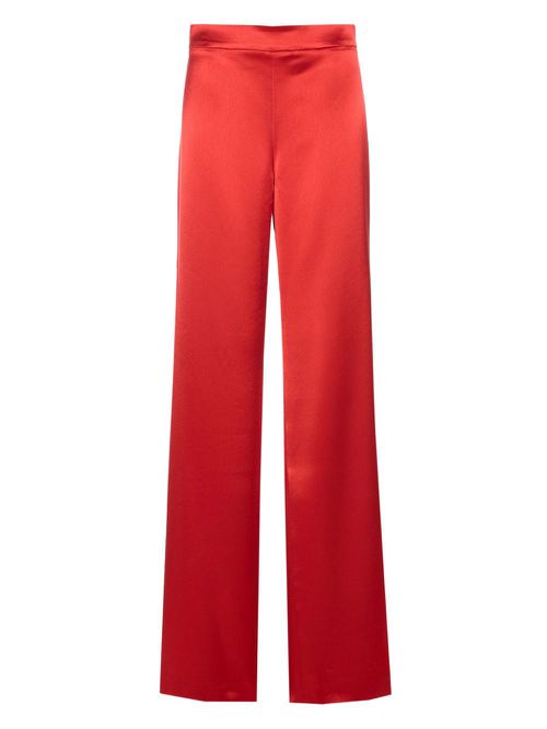 Fely Campo satin trousers - Red