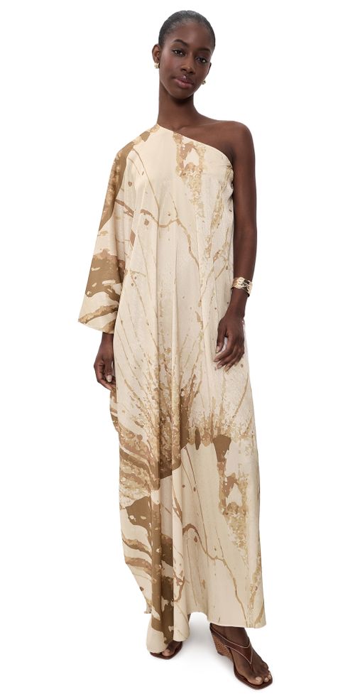 Satu Maxi Dress Dorada Gold
