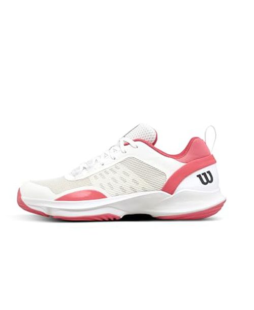 WILSON Hurakn Pro V2 Women's Padel Shoe - White/Turquoise
