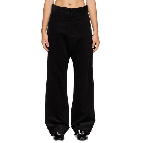 Black Cord Tux Trousers