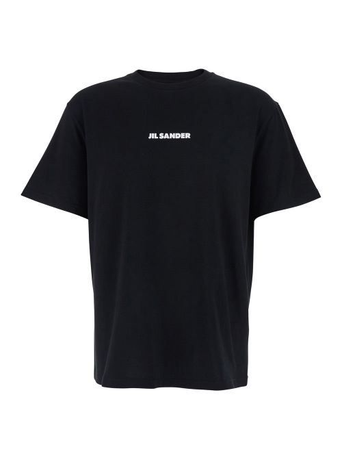 Logo-Embroidered T-Shirt — Black