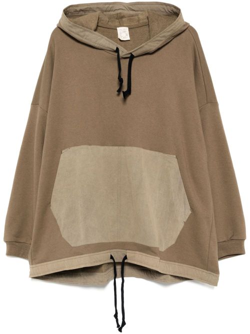 Paneled hoodie - Neutrals