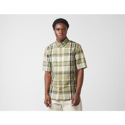 Fred Perry Madras Check Shirt, Green