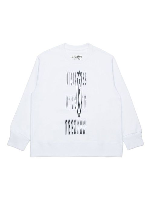 Logo-print sweatshirt - White