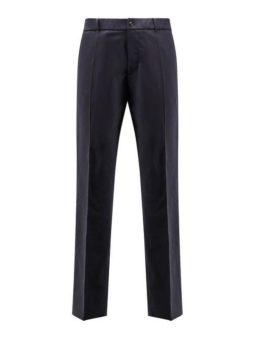 Jogger pants in mixed wool