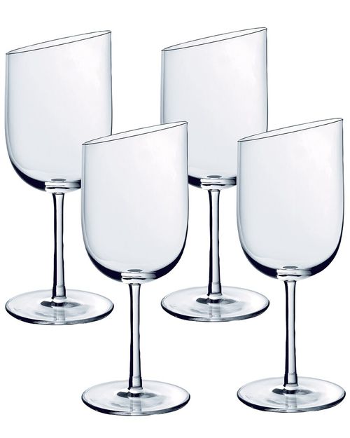 Newmoon Set of 4 Glass White Wine Clarets