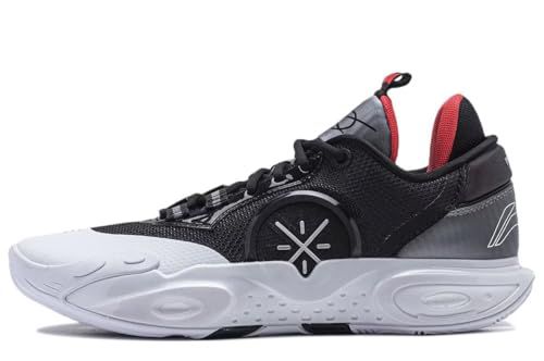 LI-NING ALL CITY 12 Wade Men Basketball Shoes Lining Anti-Slip Professional Shock Absorption Sneakers Sports Shoes White Light Yellow ABAU023