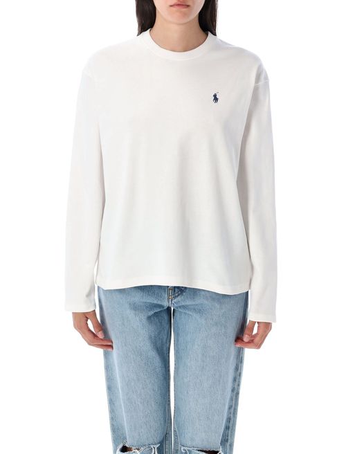 Long Sleeve Cotton T-Shirt - Size S