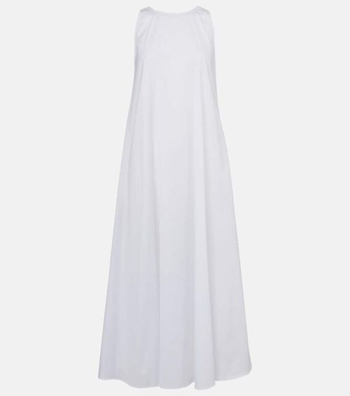 Romea cotton-blend poplin maxi dress