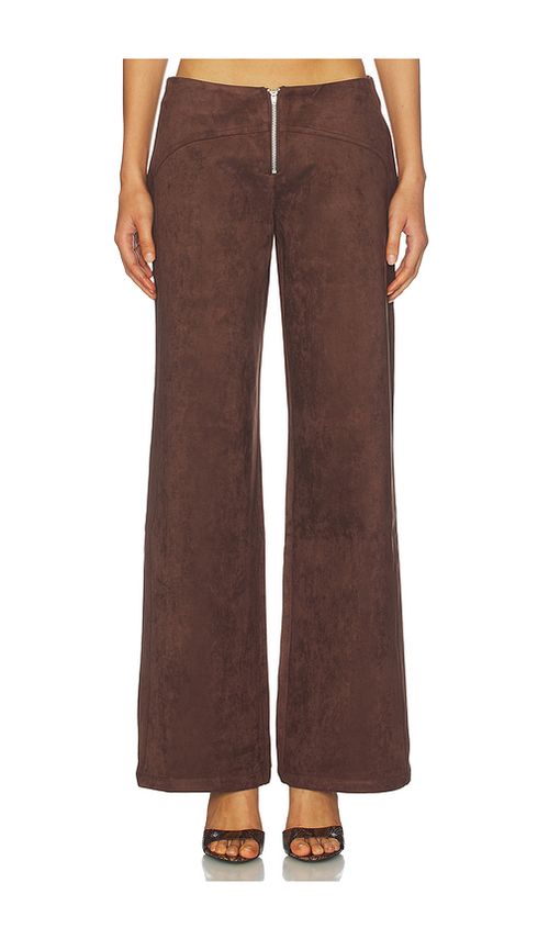 BY.DYLN Lidia Straight Leg in Chocolate. - L also in