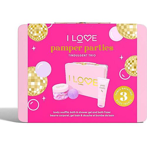 I LOVE Tindulgent Bath and Body Trio