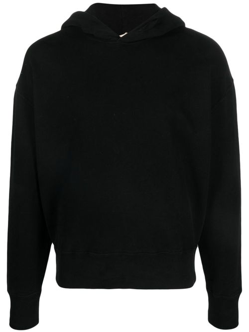 Logo-patch hoodie - Black
