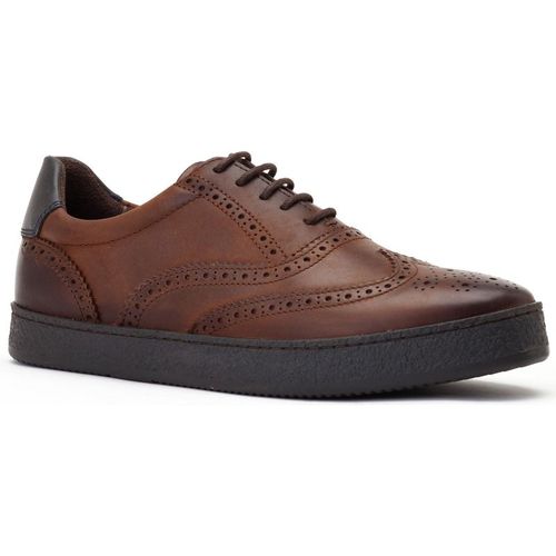 Base London Christo Leather Men's Brown Lace-Up Shoe