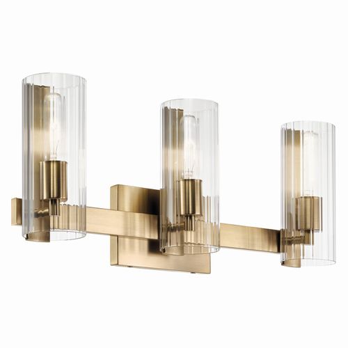 Champagne Bronze Bathroom Vanity Light from the Jemsa Collection