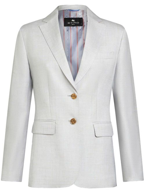 Single-breasted blazer - Grey
