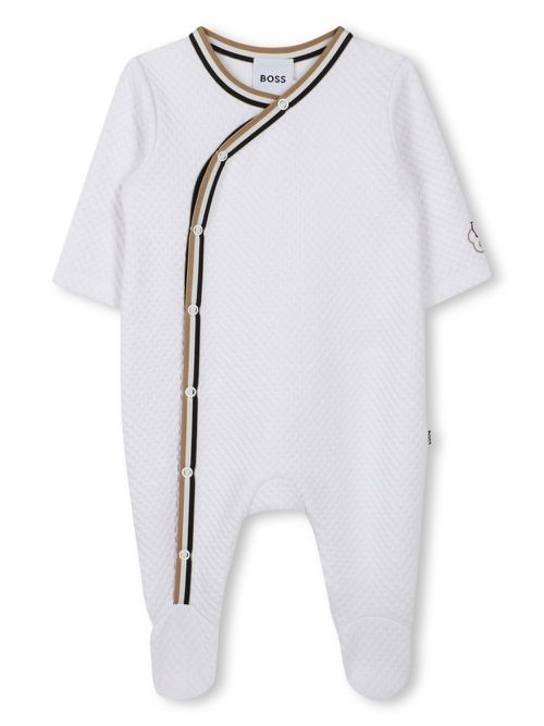 Quilted pajama set - White