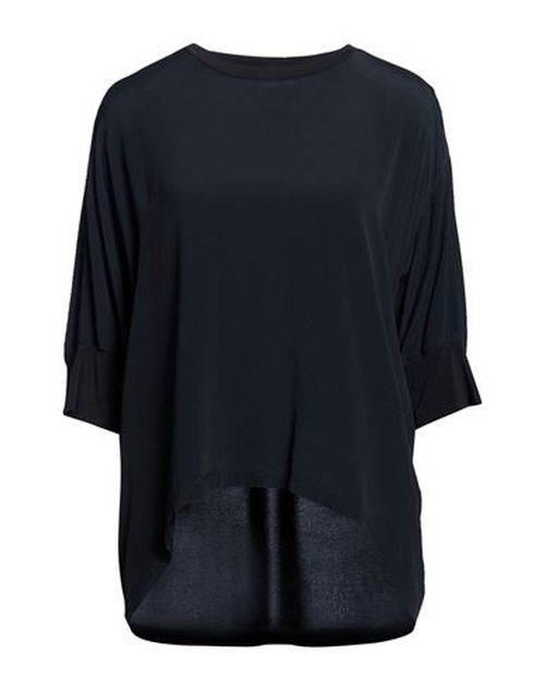 Woman Top Midnight blue Size 6 Acetate, Silk