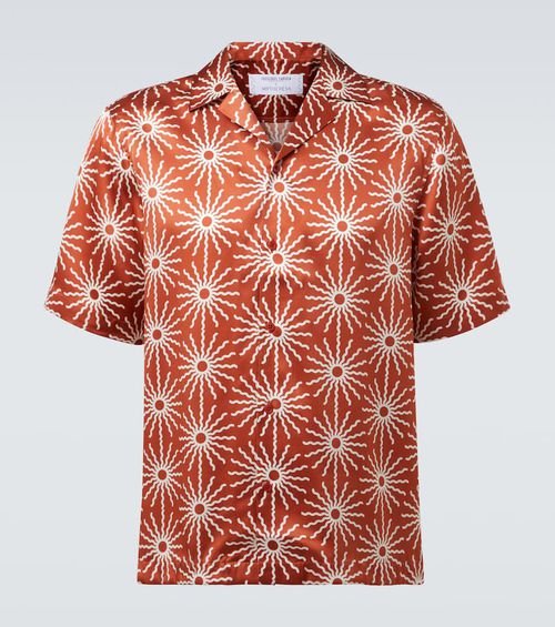 Roberto printed silk shirt