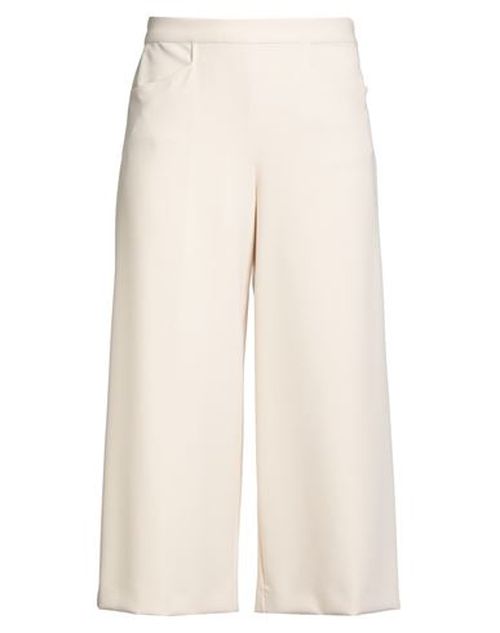 Caractère Woman Pants Cream Size 10 Polyester, Viscose, Elastane